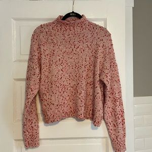 Lauren Conrad pink sweater, size large